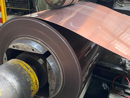 304材質(zhì)紅古銅不銹鋼彩色卷板