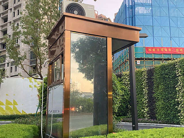 佛山定制不銹鋼保安亭