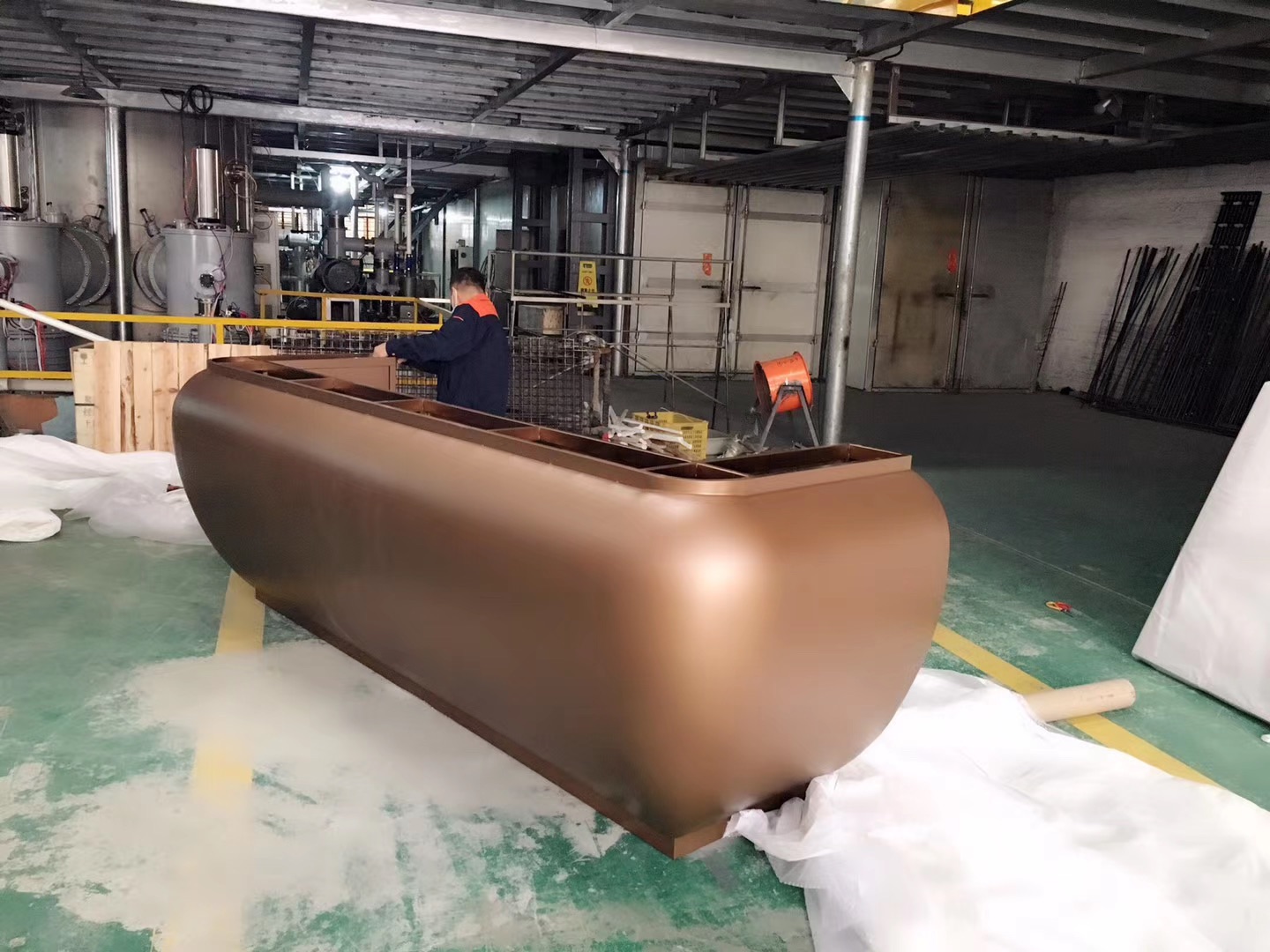 不銹鋼氟碳漆納米色油制品水吧臺(tái)