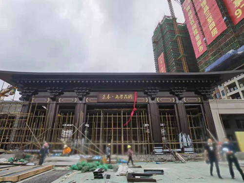 不銹鋼中式門(mén)樓工程項(xiàng)目